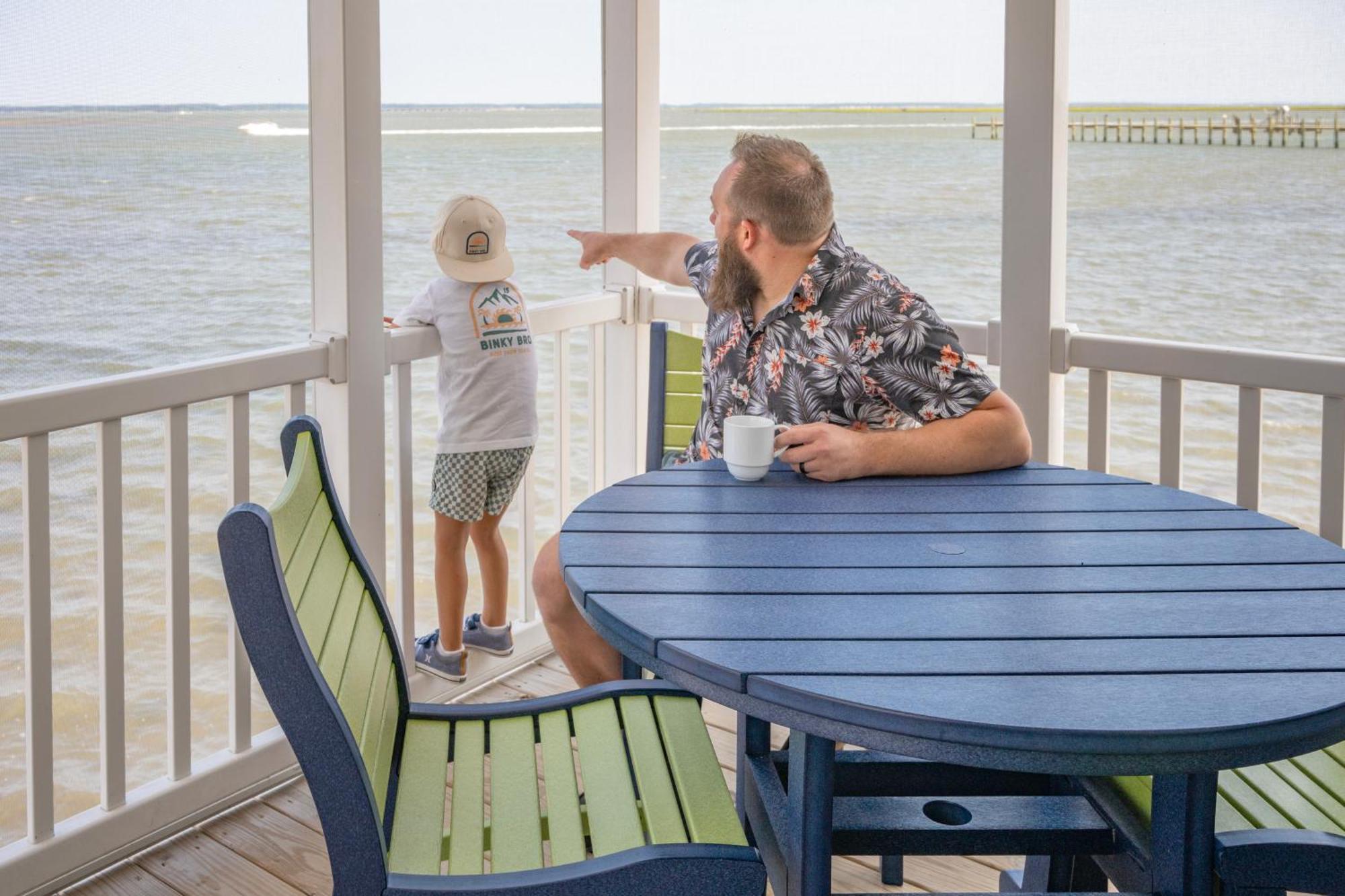 Blufin Bungalows & Marina Chincoteague Ruang foto